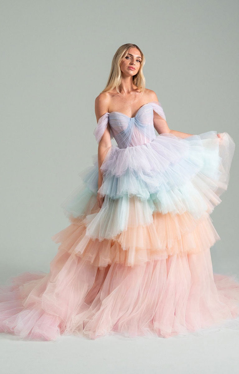 hayley paige one shoulder dress Hayley Paige - Once I Was A Swan