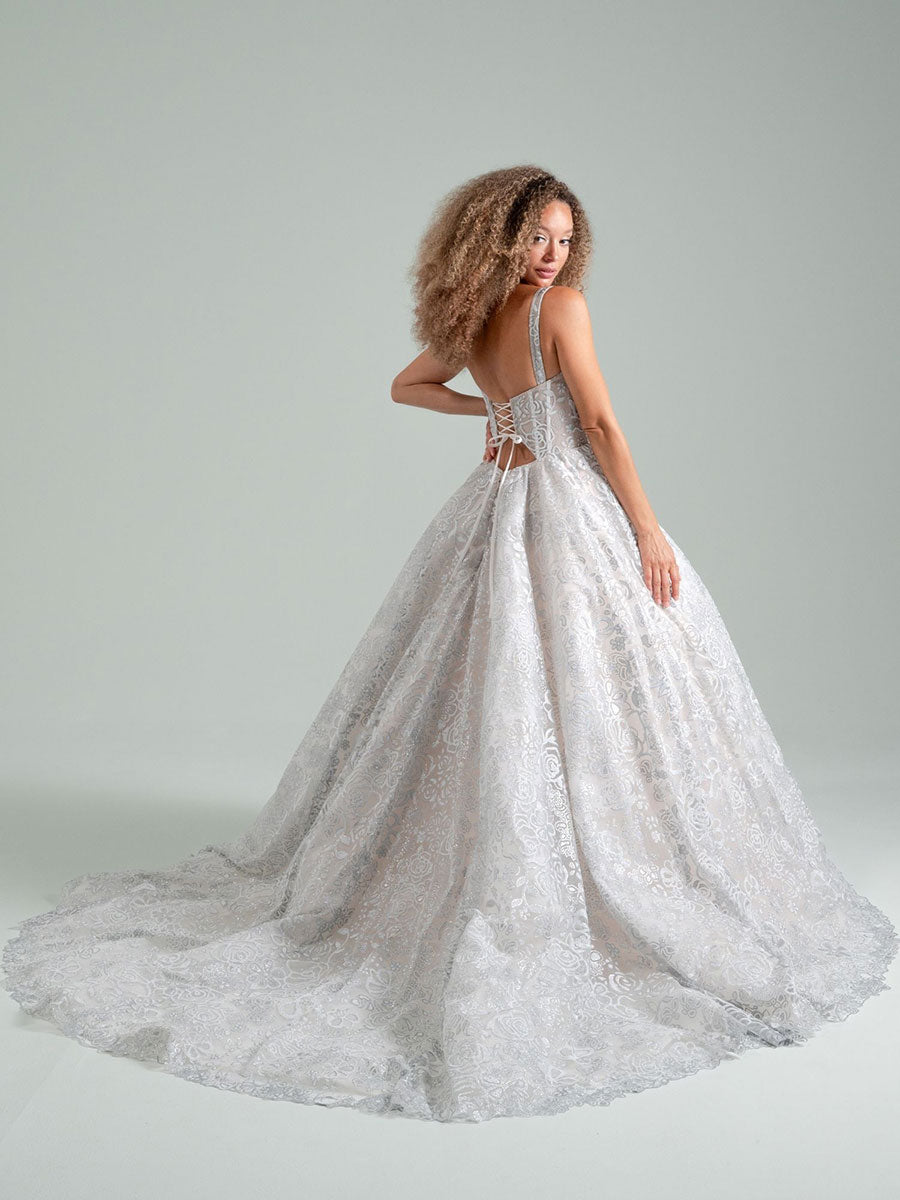 Hayley Paige - Silver Springs HP62611 - Meteorite / Nude All About Eve Bridalwear Hayley Paige - Silver Springs HP62611 - Meteorite / Nude All About Eve Bridalwear