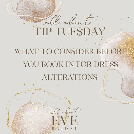 What to consider before you book in for a dress alteration