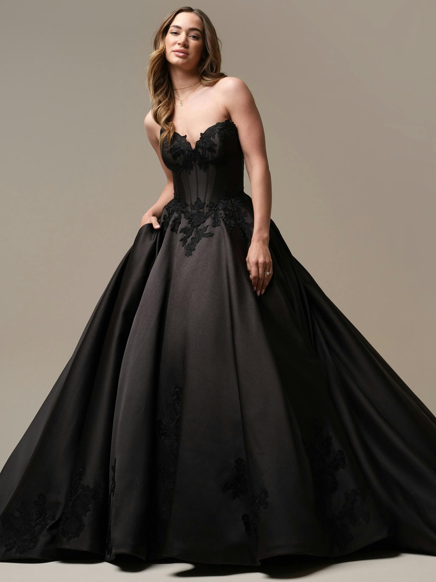 maggie sottero black lace dress Maggie Sottero - Serafina 25MS268B01