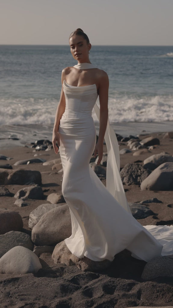 hawaii beach wedding guest dress Dama Couture